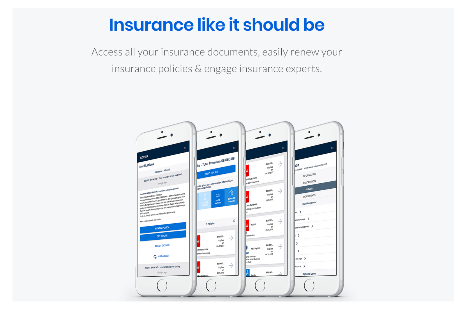 Advisr - Insurance Like It Should Be